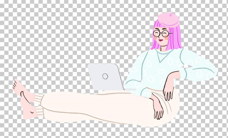 Relaxing Lady Woman PNG, Clipart, Cartoon, Character, Girl, Hm, Human Body Free PNG Download