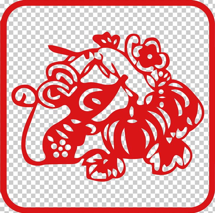 Chinese Zodiac Papercutting Rat Dragon Rabbit PNG, Clipart, Animals, Cartoon, Circle, City Silhouette, Creative Arts Free PNG Download