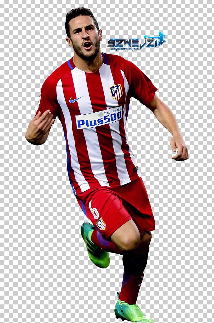 Koke Atlético Madrid Football Player Jersey PNG, Clipart, 2017, Atletico Madrid, Ball, Clothing, Football Free PNG Download