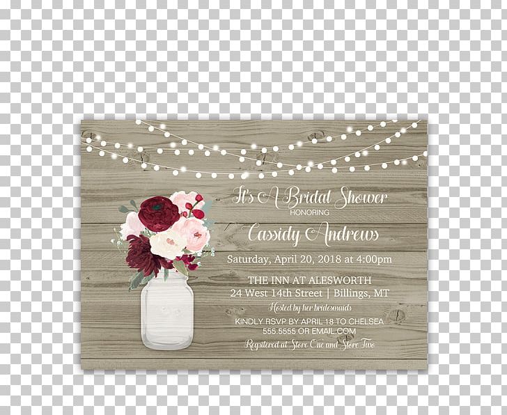 Wedding Invitation Flower Bridal Shower Mason Jar PNG, Clipart, Baby Shower, Bridal Shower, Burgundy, Convite, Floral Design Free PNG Download