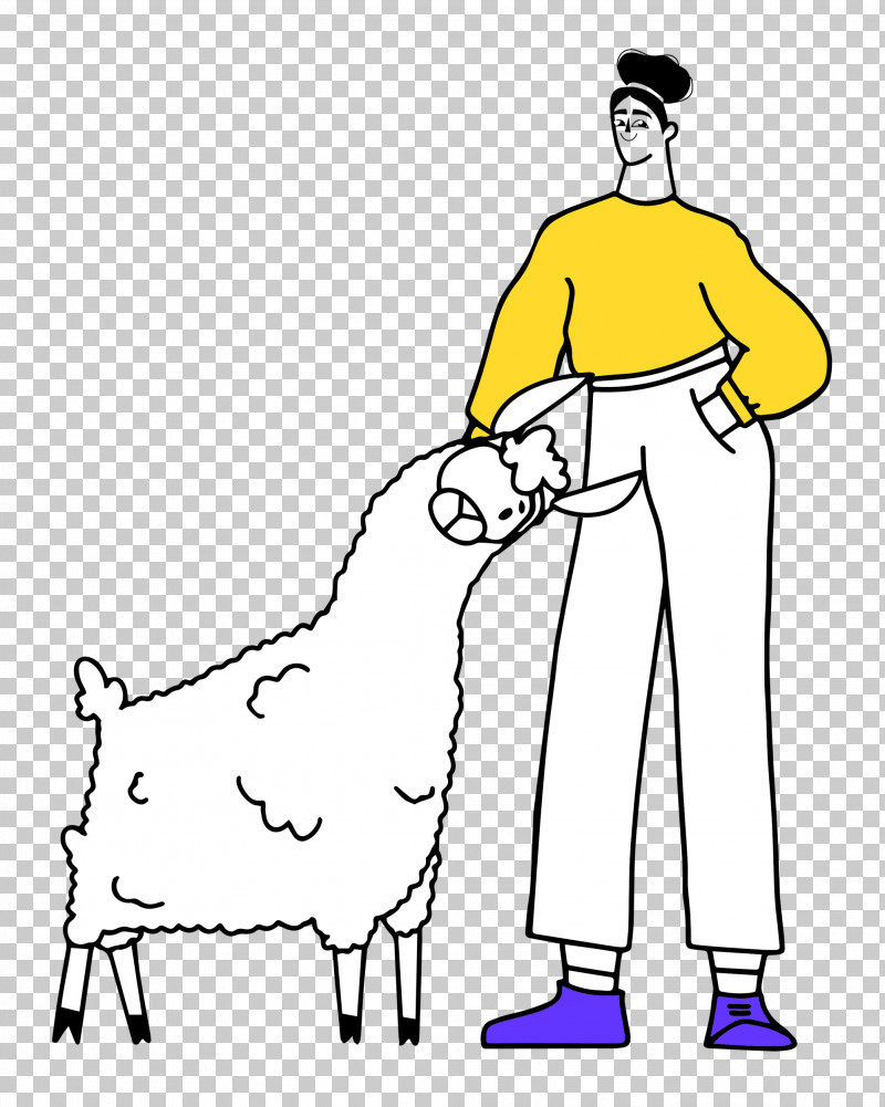 Alpaca PNG, Clipart, Alpaca, Black And White M, Clothing, Fashion, Line Art Free PNG Download