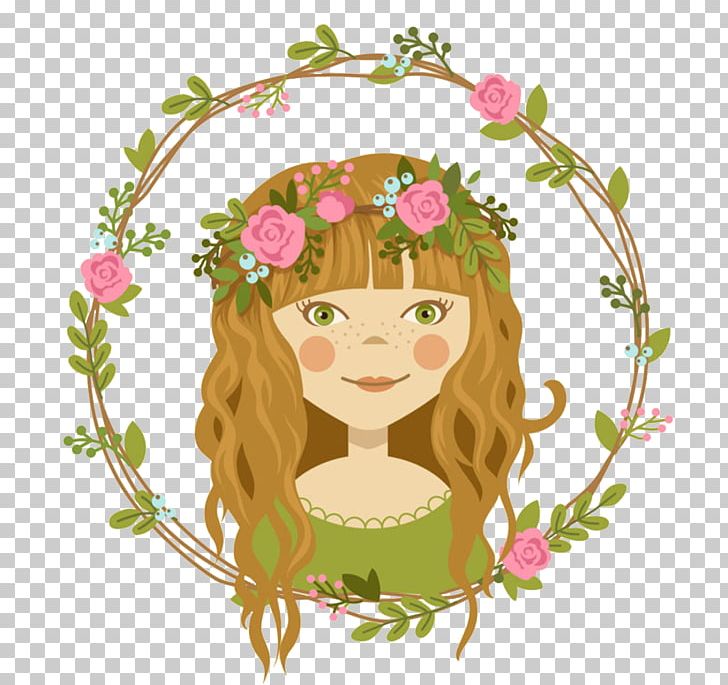 Wreath Flower Crown PNG, Clipart, Art, Baby Girl, Cartoon, Cartoon Girl, Fashion Girl Free PNG Download