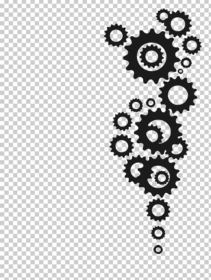Gear Tattoo Artist Unbreakable Machine-Doll Drawing PNG, Clipart, After The End Forsaken Destiny, Bicycle Gearing, Black, Black And White, Branch Free PNG Download