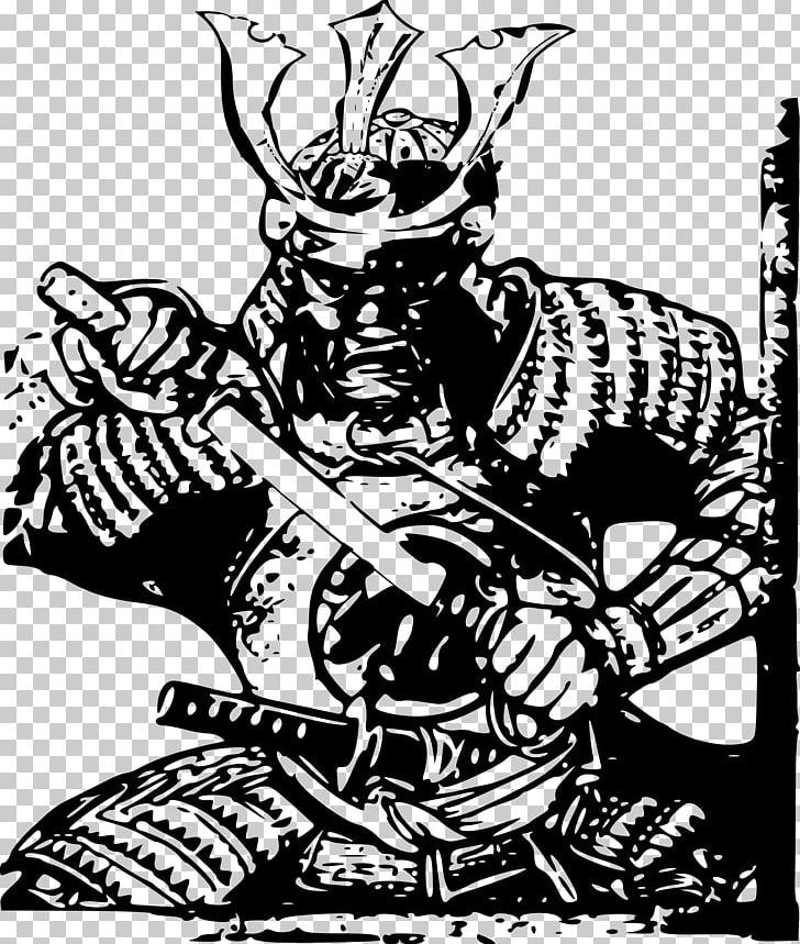 Japan Samurai Drawing PNG, Clipart, Art, Black And White, Comics Artist, Fiction, Fictional Character Free PNG Download