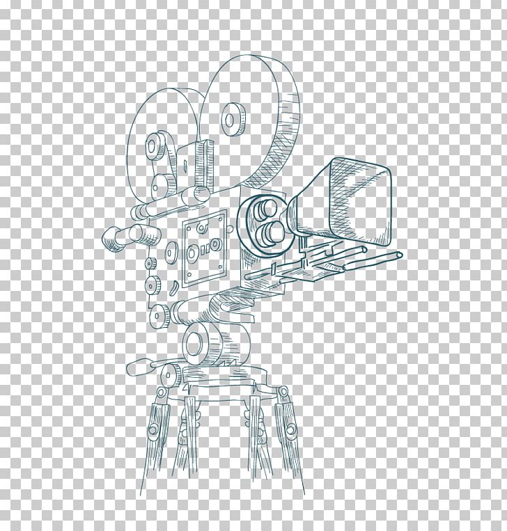 Photographic Film Drawing Video Camera PNG, Clipart, Angle, Black And White, Camera, Camera, Camera Icon Free PNG Download
