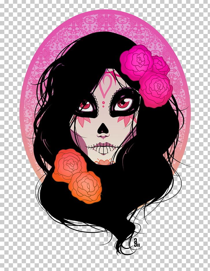 Calavera Skull Art Day Of The Dead PNG, Clipart, Art, Artist, Black Hair, Calavera, Day Of The Dead Free PNG Download