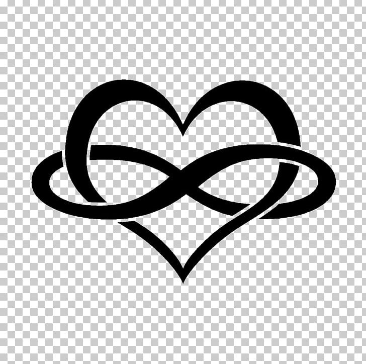 Infinity Symbol Heart Tattoo PNG, Clipart, Ancestors, Angle, Area, Black And White, Child Free PNG Download