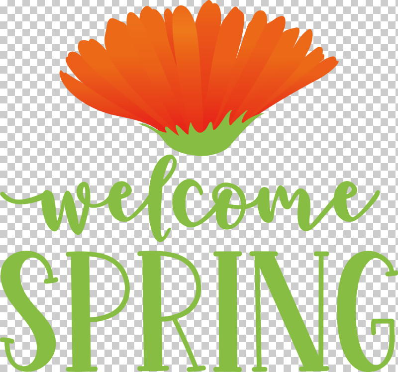 Welcome Spring Spring PNG, Clipart, Biology, Calendula, Flower, Happiness, Logo Free PNG Download