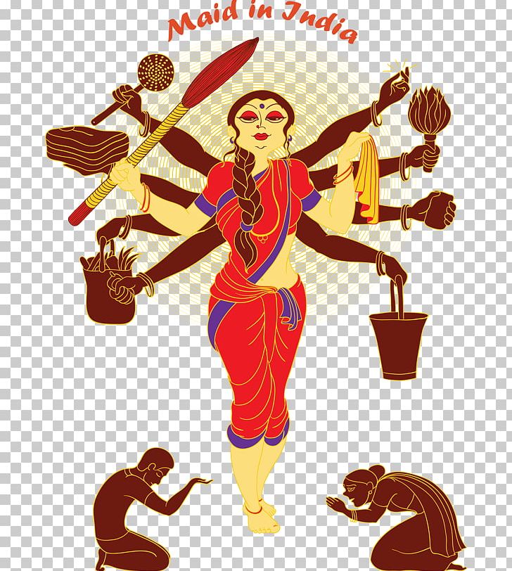 India Maid Service Cartoon Domestic Worker PNG, Clipart, Art, Cartoon, Cleaner, Cleaning, Costume Design Free PNG Download