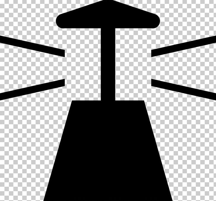 Lighthouse Symbol Computer Icons PNG, Clipart, Angle, Black, Black And White, Computer Icons, Lamp Free PNG Download