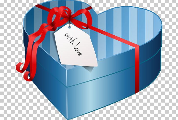 Box Gift Valentines Day Heart PNG, Clipart, Blue, Box, Brand, Cardboard Box, Christmas Gift Free PNG Download