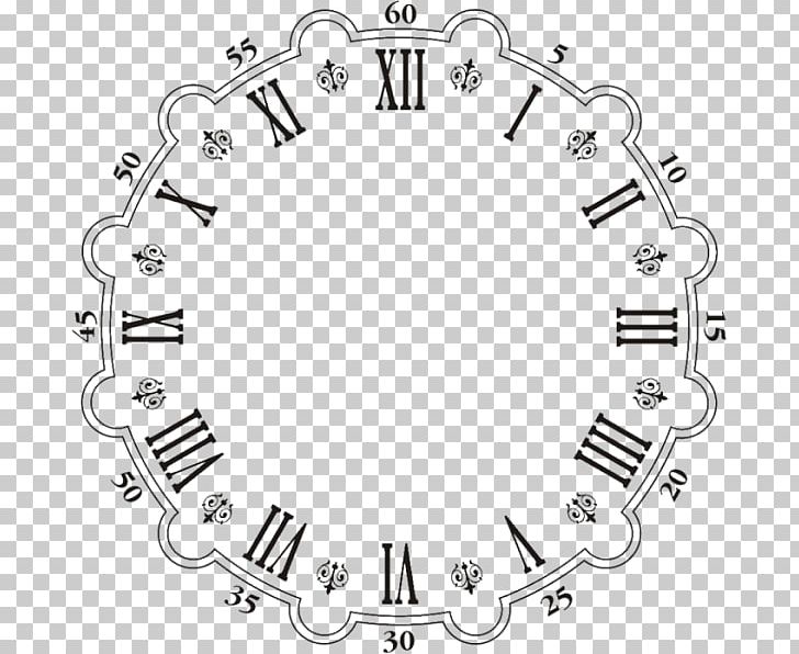 Clock Face Paper Decoupage Wall PNG, Clipart, Angle, Area, Auto Part, Black And White, Circle Free PNG Download