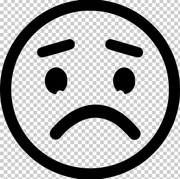 Computer Icons Sadness Emoticon Smiley PNG, Clipart, Black And White ...