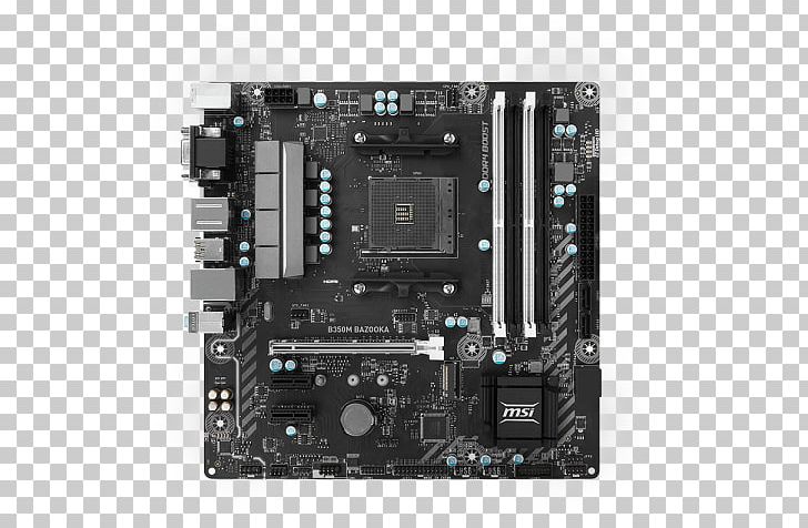 Socket AM4 MSI A320M AMD RYZEN/7th Gen A-Series DDR4 GB LAN Micro ATX Motherboard MSI B350M BAZOOKA PNG, Clipart, Computer, Computer Hardware, Electronic Device, Electronics, Microcontroller Free PNG Download