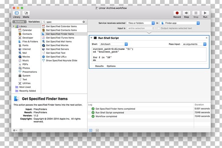 Computer Program Automator MacOS Finder PNG, Clipart, Apple, Applescript, Area, Automator, Brand Free PNG Download