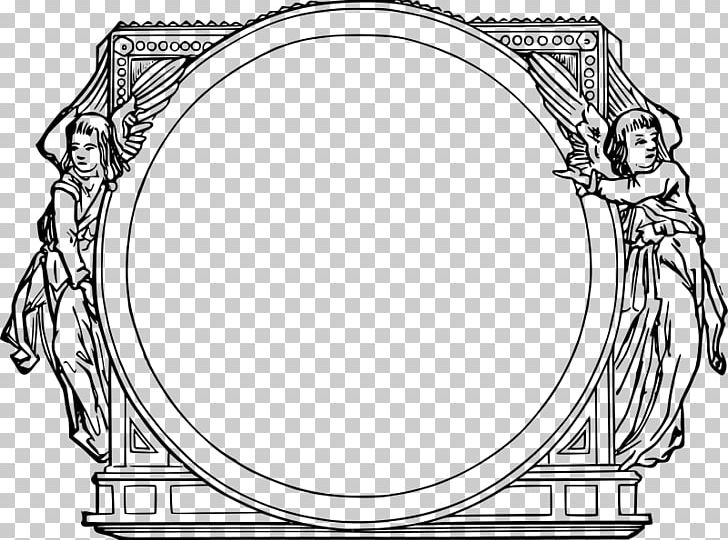 Frames Drawing Ornament PNG, Clipart, Area, Artwork, Black And White, Body Jewelry, Circle Free PNG Download