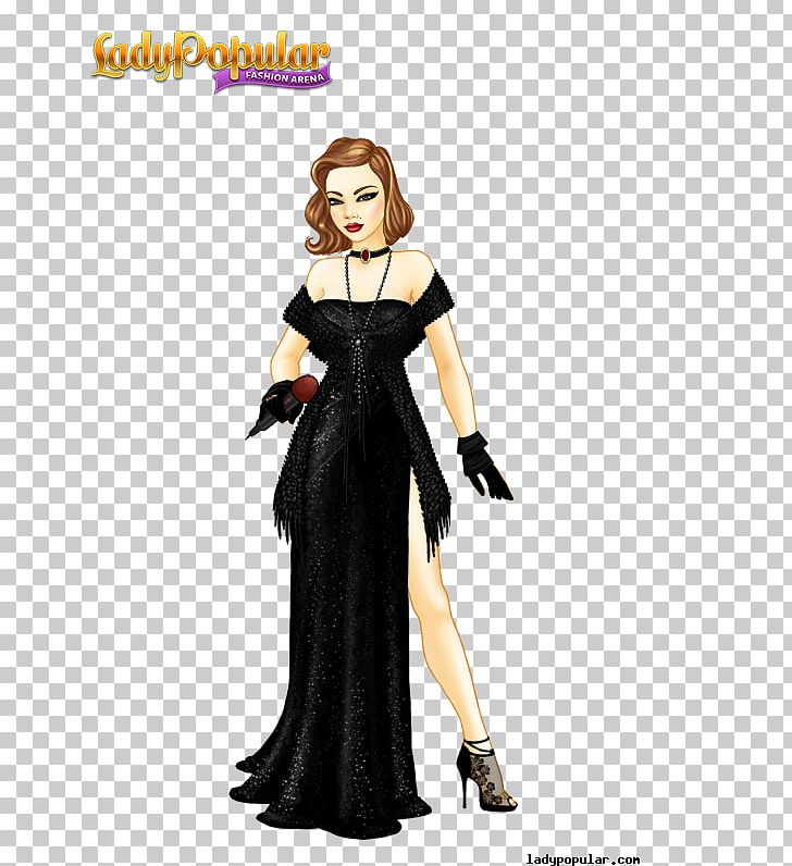 Lady Popular Fashion Dress Clothing PNG, Clipart, Action Figure, Clothing, Costume, Costume Design, Dress Free PNG Download