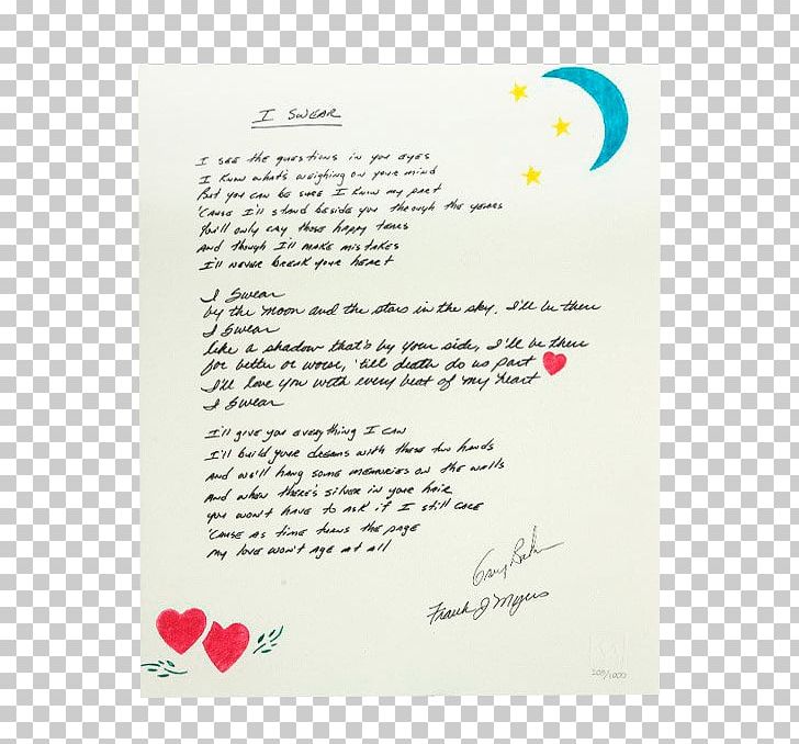 I Swear All-4-One Lyrics 0 Atlantic Records PNG, Clipart, 1994, Atlantic Records, Calligraphy, Document, I Swear Free PNG Download