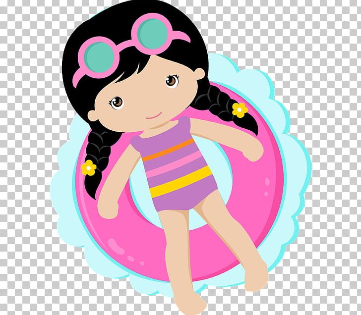 Party Drawing Swimming Pool PNG, Clipart, Art, Beauty, Birthday, Black Hair, Cartoon Free PNG Download