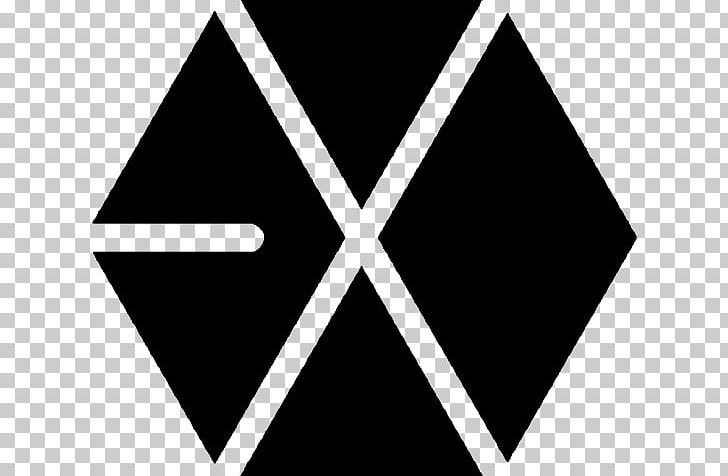 EXO K-pop Logo XOXO Graphic Design PNG, Clipart, Angle, Art, Baekhyun, Black, Black And White Free PNG Download