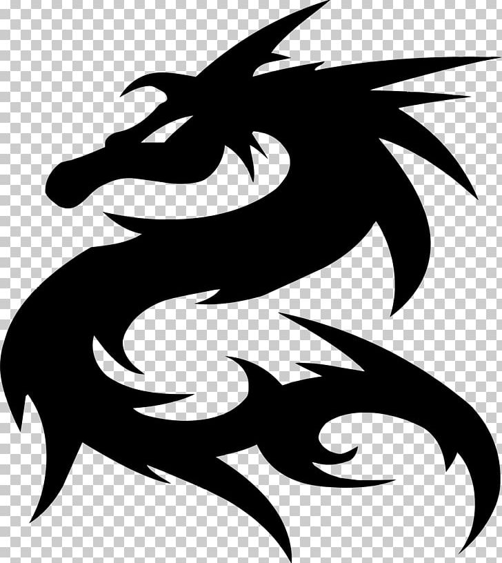 Dragon Decal Sticker PNG, Clipart, Art, Artwork, Autocad Dxf, Black And White, Clip Art Free PNG Download