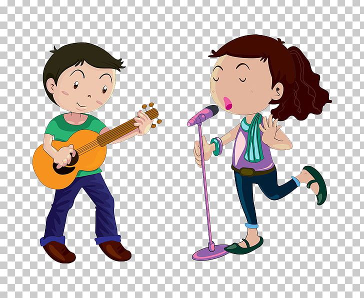 Microphone Cartoon Singing Female PNG, Clipart, Beautiful, Boy, Child, Children, Children Frame Free PNG Download