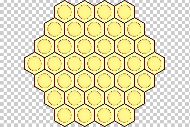 Yellow Pattern Line Circle Honeycomb PNG, Clipart, Circle, Honeycomb, Line, Yellow Free PNG Download
