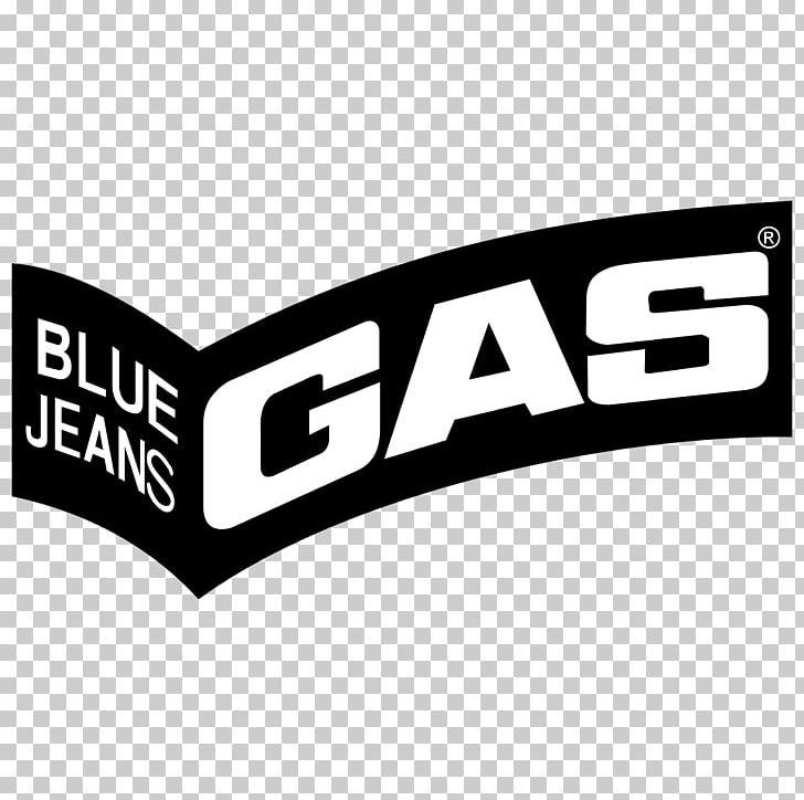 Logo Gas Jeans Brand Trademark PNG, Clipart, Area, Automotive Design, Black And White, Bleu, Brand Free PNG Download