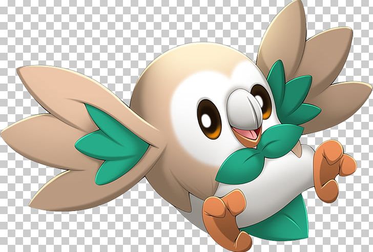 Pokémon Sun And Moon Pokémon GO Rowlet Pokédex PNG, Clipart, Beak, Cartoon, Charmander, Fictional Character, Froakie Free PNG Download