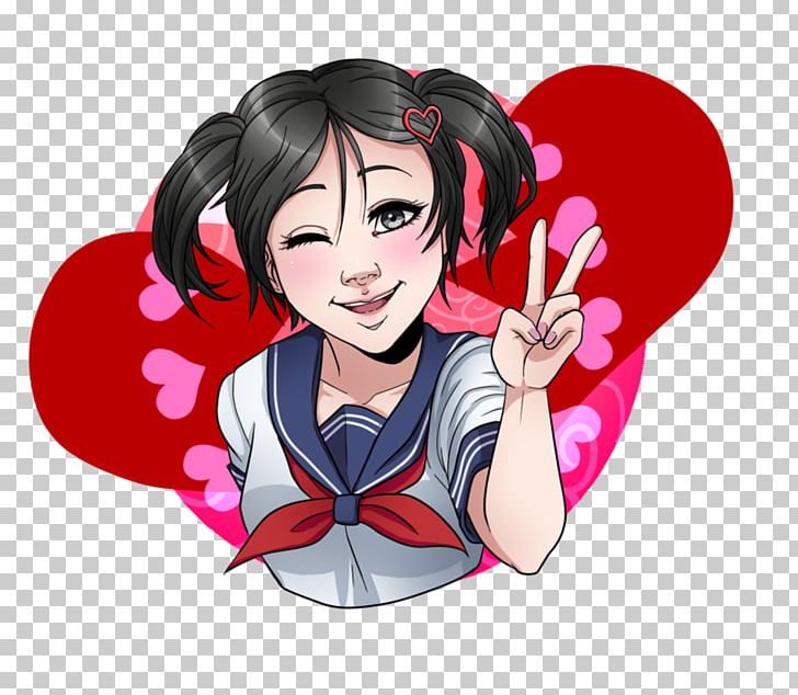 Yandere Simulator Drawing Video Game Png Clipart Anime - yandere simulator roblox edition