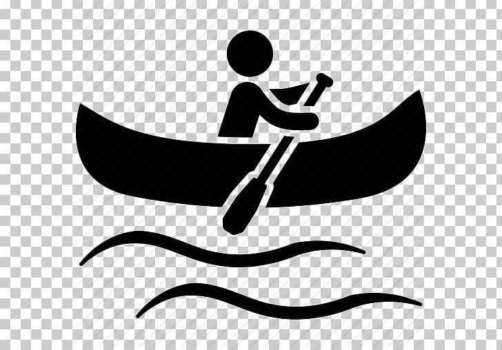 Canoeing Paddling Kayak Computer Icons PNG, Clipart, Black And White, Boat, Boating, Brand, Calligraphy Free PNG Download