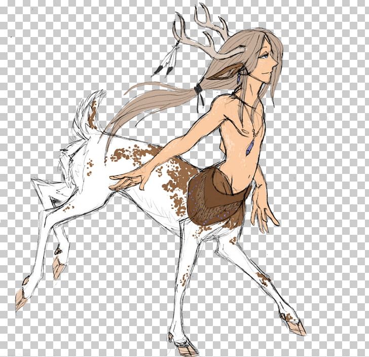 Deer Drawing Art Horse PNG, Clipart, Animals, Anime, Arm, Art, Artwork Free PNG Download