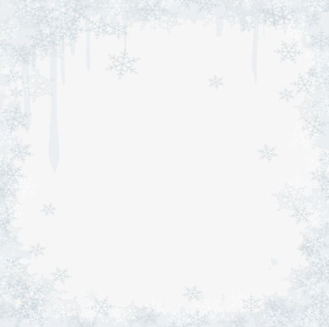 Beautiful White Snowflake Border PNG, Clipart, Artistic, Artistic Conception, Background, Beautiful, Beautiful Clipart Free PNG Download