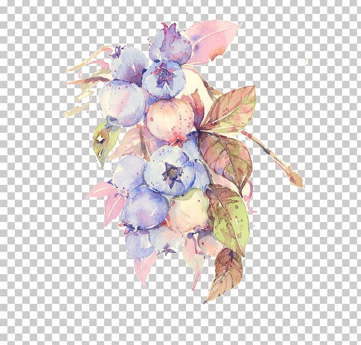 Floral Design Watercolor Painting Flower Illustration PNG, Clipart, Art, Blossom, Blueberry Vector, Cut Flowers, Drawing Free PNG Download