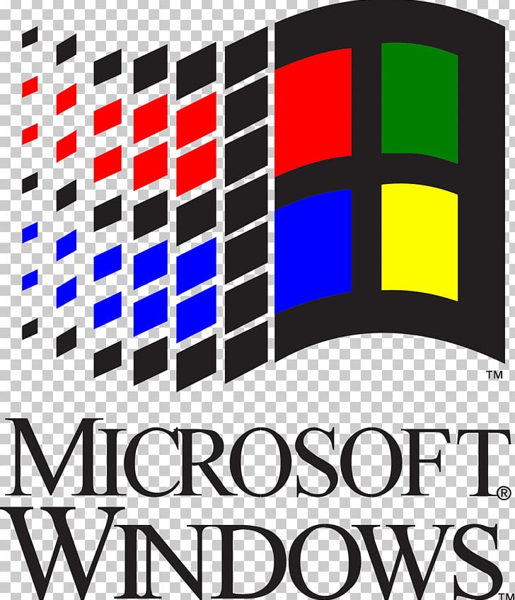 Windows 3.0 Windows 3.1x Logo Microsoft PNG, Clipart, Area, Brand, Computer Software, Graphic Design, Line Free PNG Download