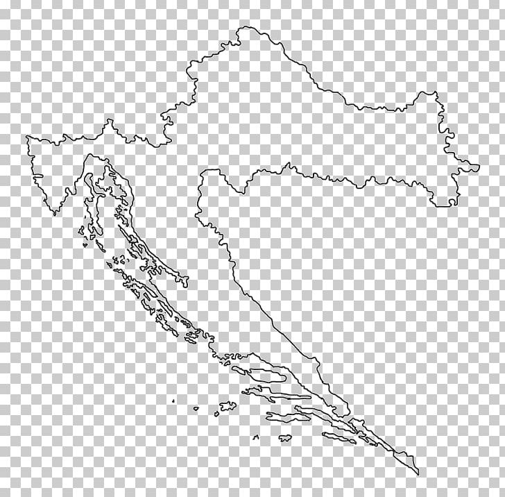 Blank Map Zagreb Drawing Geography PNG, Clipart, Area, Black And White, Blank Map, Cartography, Coloring Book Free PNG Download