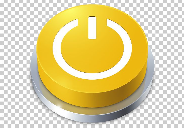 Symbol Material Trademark Yellow PNG, Clipart, Application, Button, Circle, Computer Icons, Desktop Environment Free PNG Download