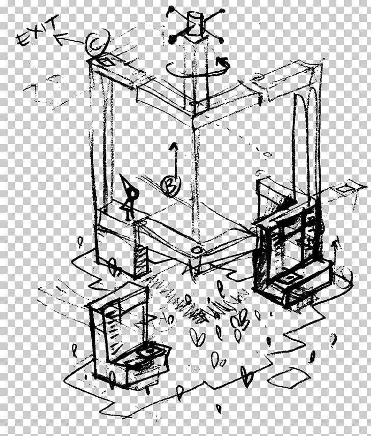 Monument Valley Video Game Sketch PNG, Clipart, Angle, Architecture, Artwork, Black And White, Designer Free PNG Download