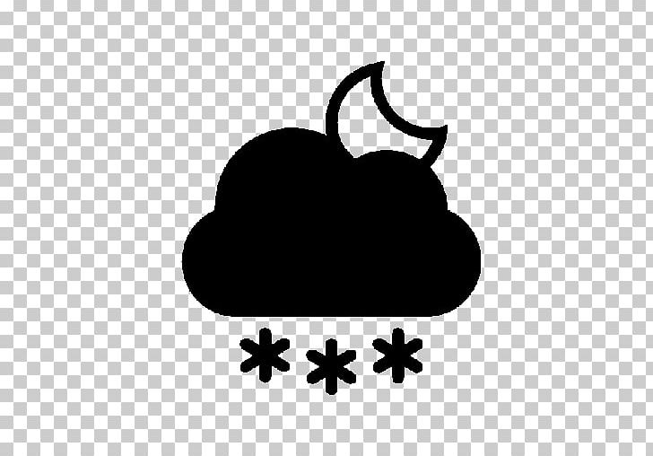 Snowflake Cloud Computer Icons Weather Forecasting PNG, Clipart, Black, Black And White, Cloud, Computer Icons, Crystal Free PNG Download