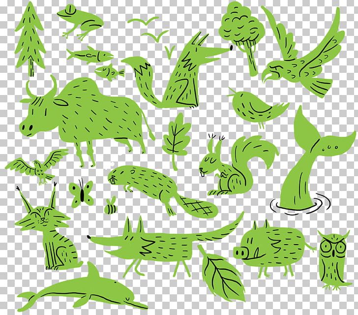 Illustration Rewilding Britain Leaf Fauna PNG, Clipart, Amphibian, Artwork, Cartoon, Ecosystem, Fauna Free PNG Download