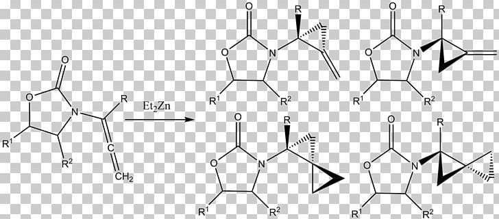 Simmons–Smith Reaction Cyclopropanation Chemical Reaction Catalysis Diiodomethane PNG, Clipart, Angle, Area, Black And White, Bond, Catalysis Free PNG Download