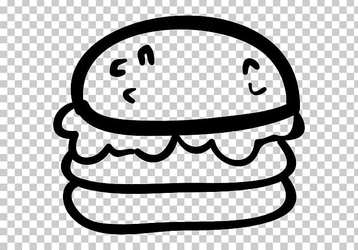 Hamburger Drawing Fast Food Cheeseburger PNG, Clipart, Black And White, Cheeseburger, Computer Icons, Drawing, Face Free PNG Download