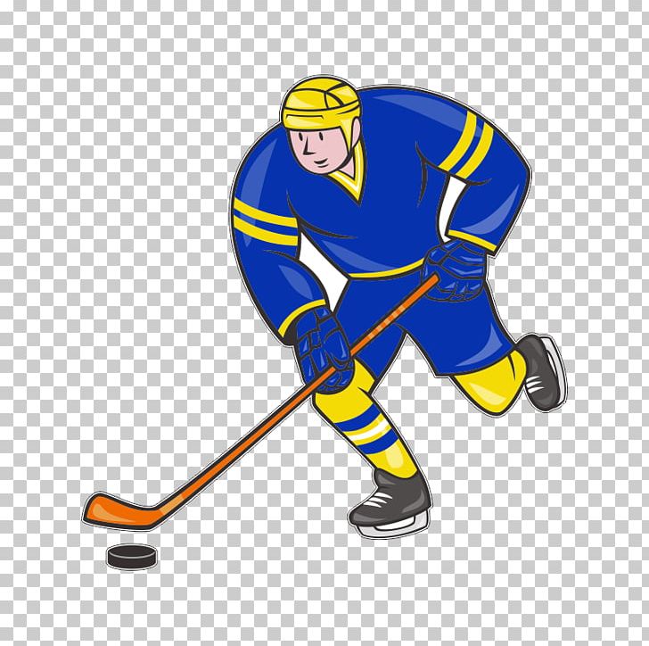 Hockey Sticks Ice Hockey Hockey Puck Cartoon PNG, Clipart, Area, Baseball Equipment, Blue, Cartoon, College Ice Hockey Free PNG Download