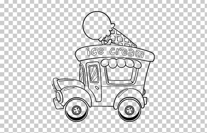 Ice Cream Cones Sundae Hot Dog Coloring Book PNG, Clipart, Angle, Area, Baby Food, Black And White, Color Free PNG Download