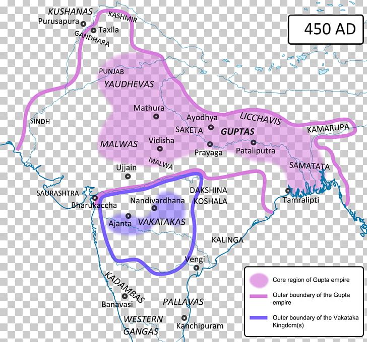 Gupta Empire Vakataka Dynasty India Map Kushan Empire PNG, Clipart, Angle, Area, Diagram, Gupta, Gupta Dynasty Free PNG Download
