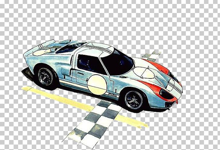 Sports Car Watercolor Painting Illustration PNG, Clipart, Brand, Car, Cars, Creative Work, Ford Gt40 Free PNG Download