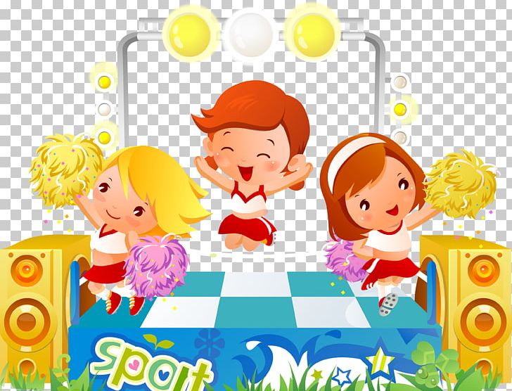 Cartoon Sport PNG, Clipart, Art, Baby Toys, Cartoon, Cheerleader, Child Free PNG Download