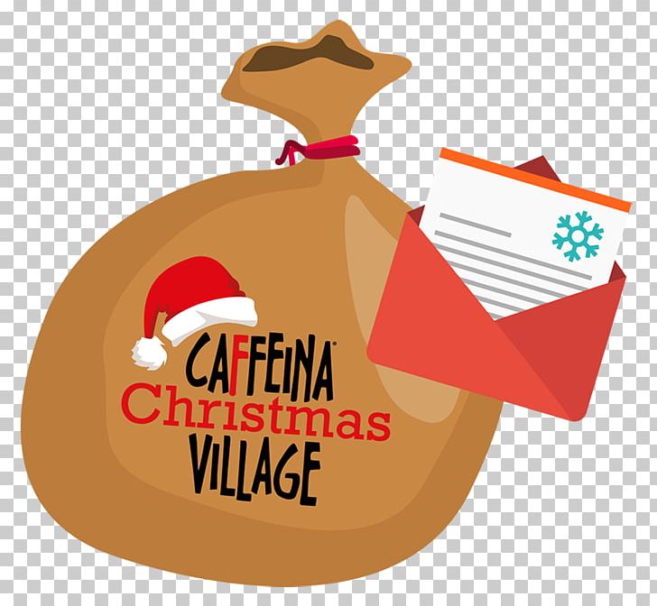 Santa Claus Caffeina Christmas Village Logo PNG, Clipart, Brand, Christmas, Christmas Village, Food, Holidays Free PNG Download