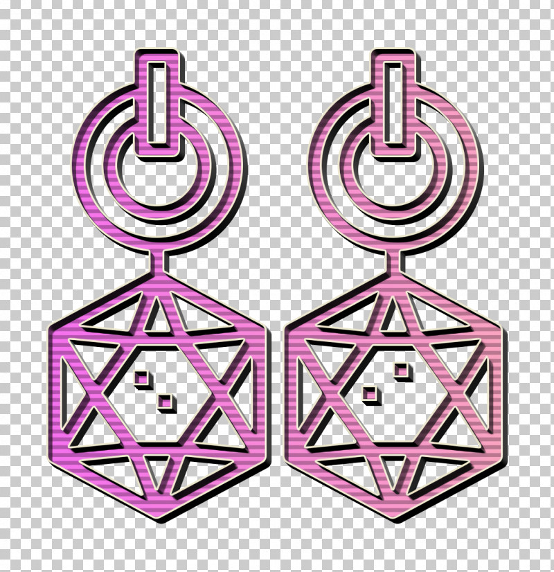 Earrings Icon Craft Icon PNG, Clipart, Craft Icon, Earrings Icon, Line, Magenta, Pink Free PNG Download