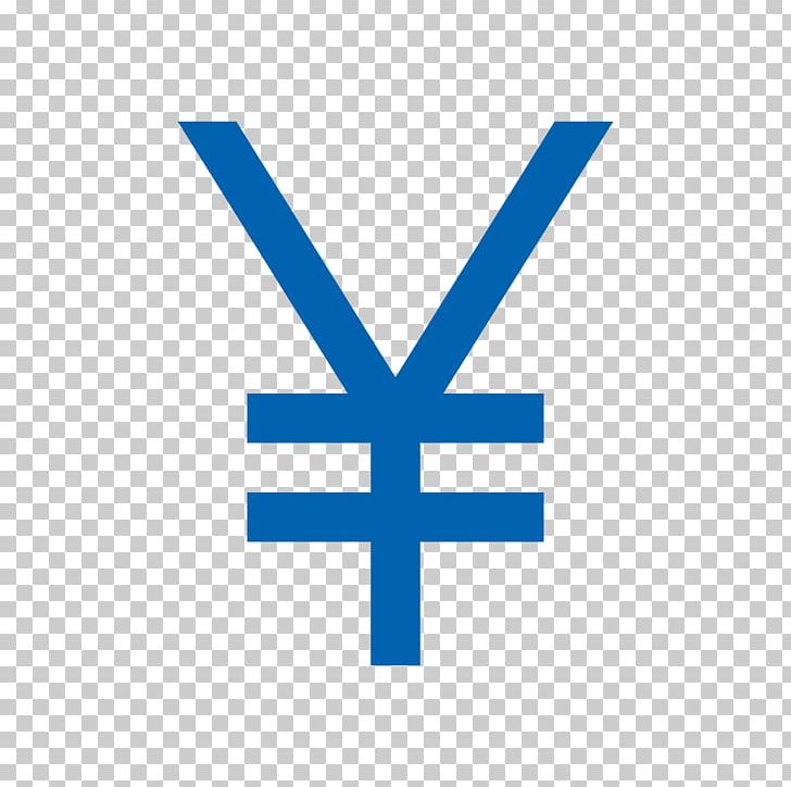 Yen Sign Currency Symbol Japanese Yen PNG, Clipart, Angle, Area, Blue, Brand, Character Free PNG Download
